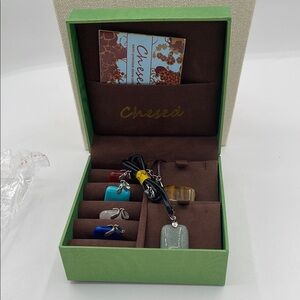 3.22.25_1 New in Package Chesed 6 Semi Precious Stone Pendant and Necklace Set